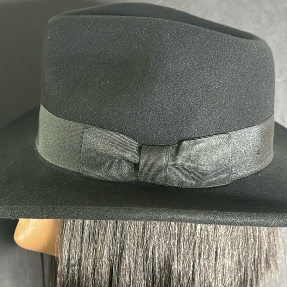 Vintage Epoch Black Wool Fedora Hat - Picture 3 of 16